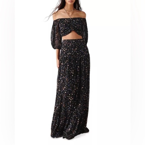Ba&sh THALIA Maxi Floral Skirt • SM